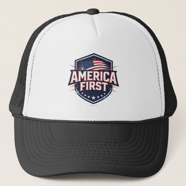 America First -  Trucker Hat (Front)