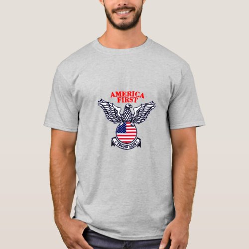 America First Trump 2020 T_Shirt
