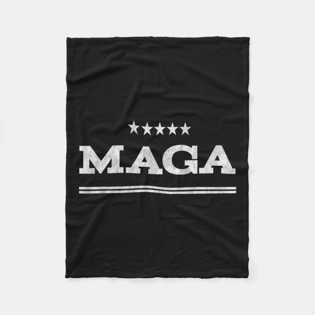  America-first Trump 2020 Usa  Fleece Blanket (Front)