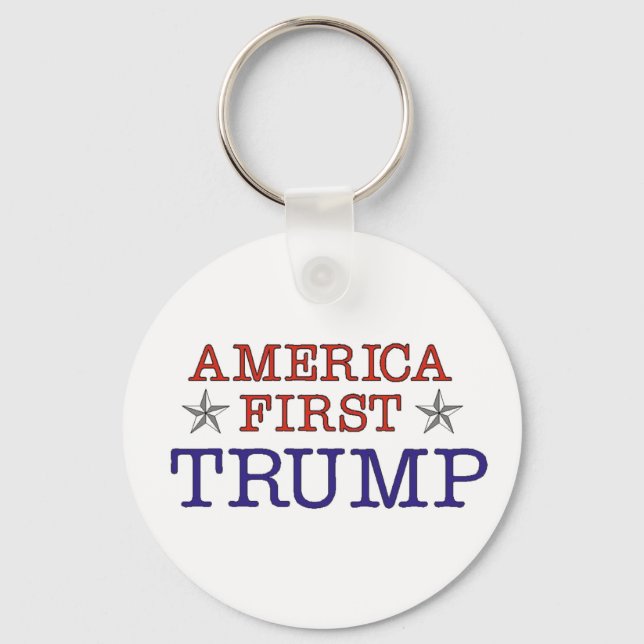 America First Trump Keychain (Front)