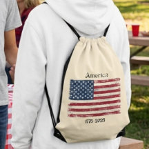 America Flag 1776 to 2026 USA 250th Anniversary