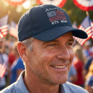 America Flag 1776 to 2026 USA 250th Anniversary Hat