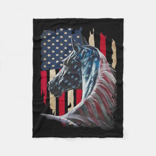 America Flag 4th Of July Independence Day 1  Fleece Blanket