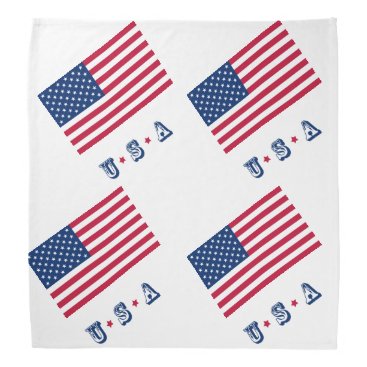 America flag American USA Bandana America flag American USA Bandana