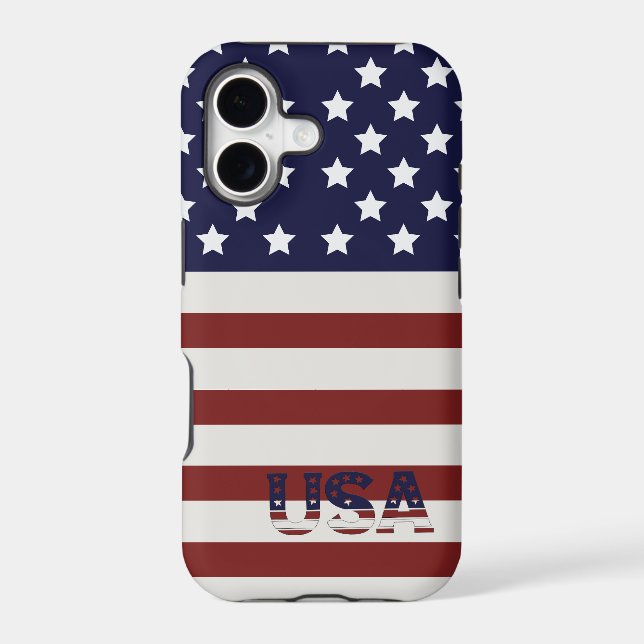  America Flag American USA  Pattern  Iphone Case (Back)