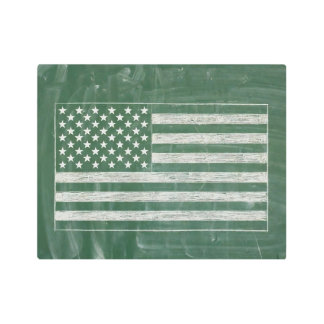 America Flag Chalkboard Art (Drawing No. 2)
