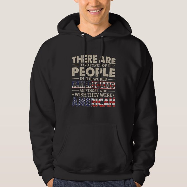 America Flag Dress Americans Girls & Women Hoodie (Front)