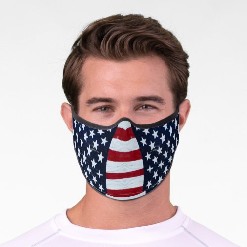 America Flag Independence Day USA Modern Trendy Premium Face Mask