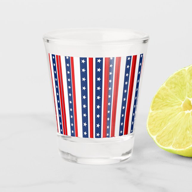 America Flag Shot Glass (Perfect for parties, weddings, business events, and not-so-serious functions
Hand wash only)
