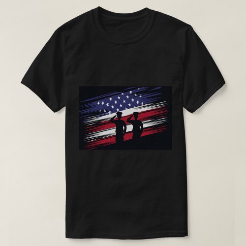 America Flag  T_Shirt