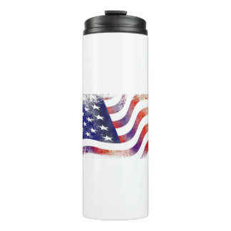 America Flag Thermal Tumbler