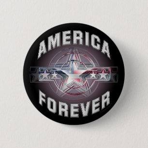 America Forever Button