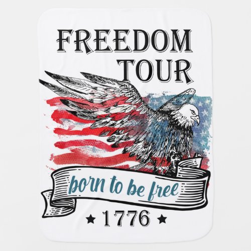 America Free Fleece Blanket