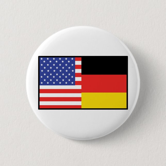 America Germany Pinback Button (Front)