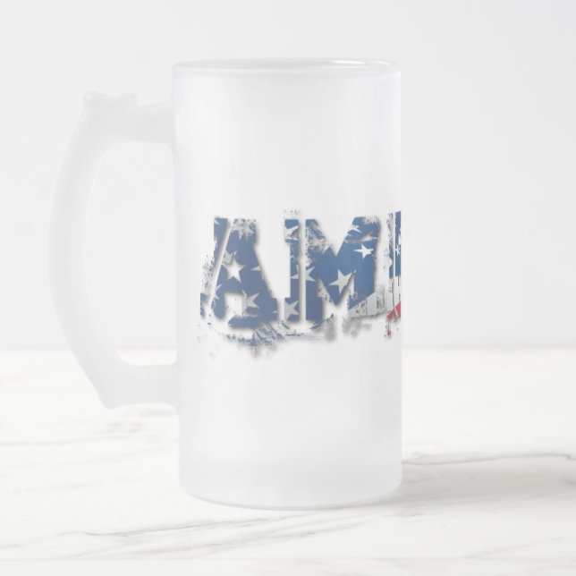 America Glass Mug (Left)