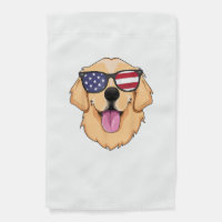 America Golden Retriever 4th of July  for Men Boys