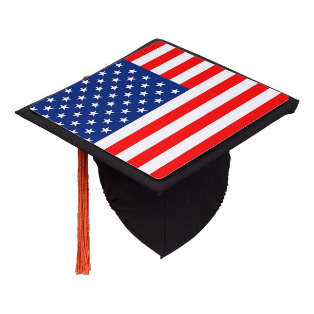 America Graduation Cap Topper (Angled)