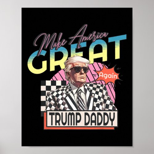 America Great Again President Trump 2024  Poster