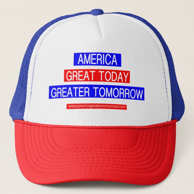AMERICA GREATER TOMORROW Hat (Front)
