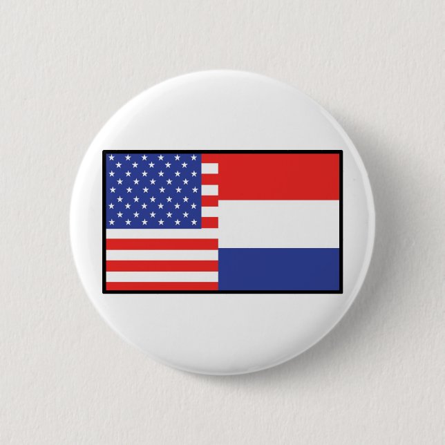America Holland Pinback Button (Front)