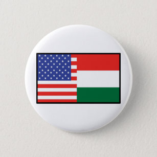 Button Anstecker Hungary Ungarn Flagge Europa Flag Badge Abzeichen Pin 