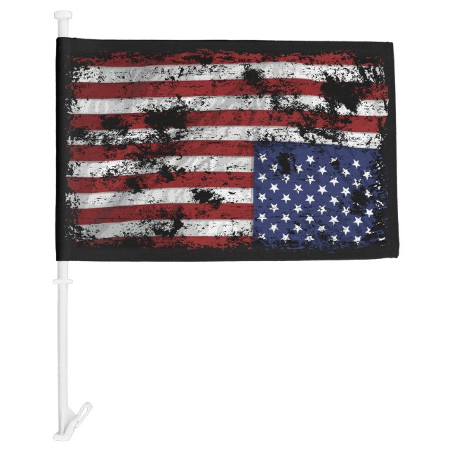 America In Distress - Upside Down Flag (Front)