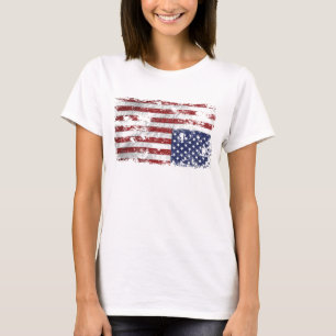 America In Distress - Upside Down Flag T-Shirt