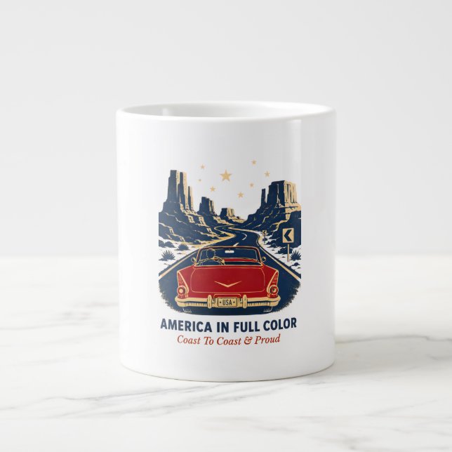 America In Full Color Coffee Mug (Front)