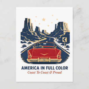 America In Full Color Postcard