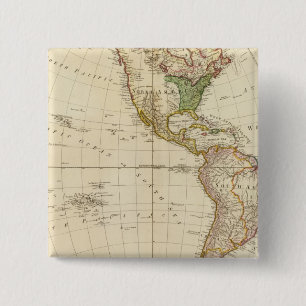 America - Indian Tribe Settlements Button