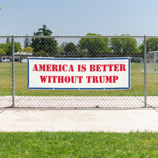 America is Better without Trump Banner (Insitu)