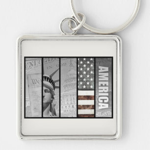 America Is Exceptional Keychain