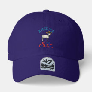 America Is The G.O.A.T Patriotic Goat Cowboy Shirt 47 Brand Hat