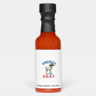 America Is The G.O.A.T Patriotic Goat Cowboy Shirt Hot Sauces