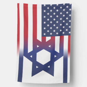 America Israel Flag