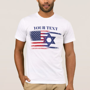 America Israel Flag T-Shirt