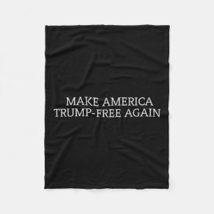 America Jail Trump Tee - Lock Him Up - Anti Trump Fleece Blanket
