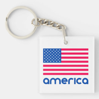 America Keychain