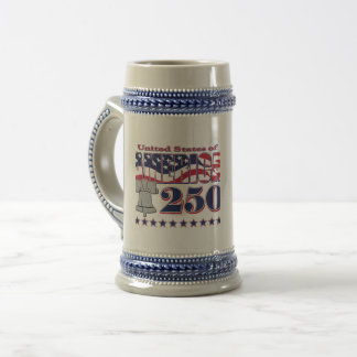 America Liberty Bell 250 Beer Stein