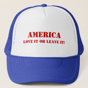 America, Love it or leave it! Customizable Hat