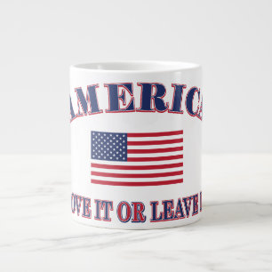 America Love It Or Leave It Giant Coffee Mug