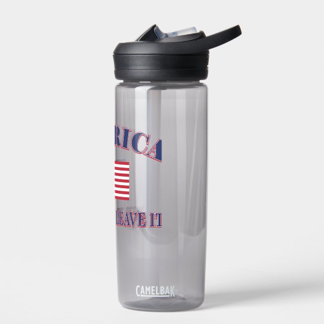 America Love It Or Leave It Water Bottle (Left)