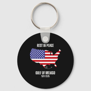 America Map Gulf Of Mexico President Gulf Of Usa  Keychain