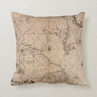 America Map - Throw Pillow
