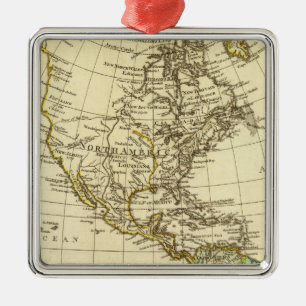 America Metal Ornament