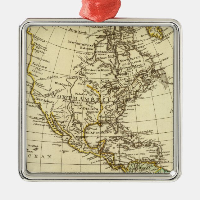 America Metal Ornament (Front)