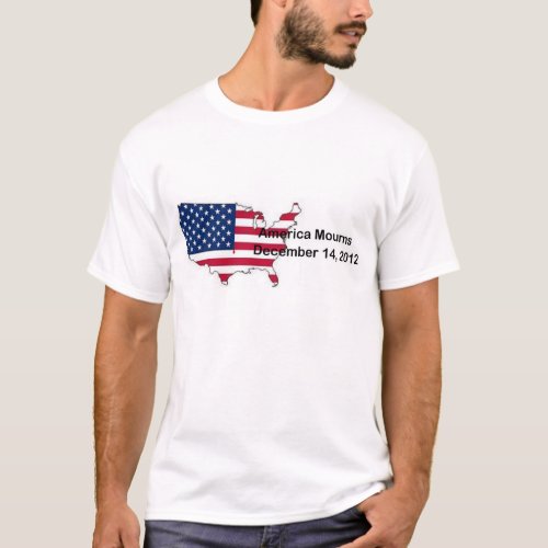 America Mourns Victims of NewTown Connecticut T_Shirt