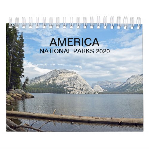 America National Parks nature photo calendar 2020
