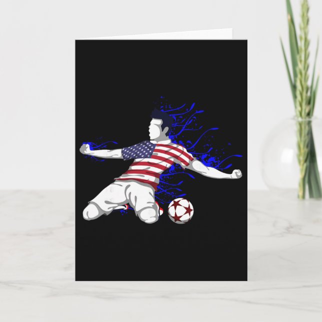 America National Soccer Team Jersey United States  Card (Front)