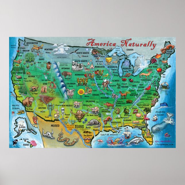 America Naturally Poster (Front)